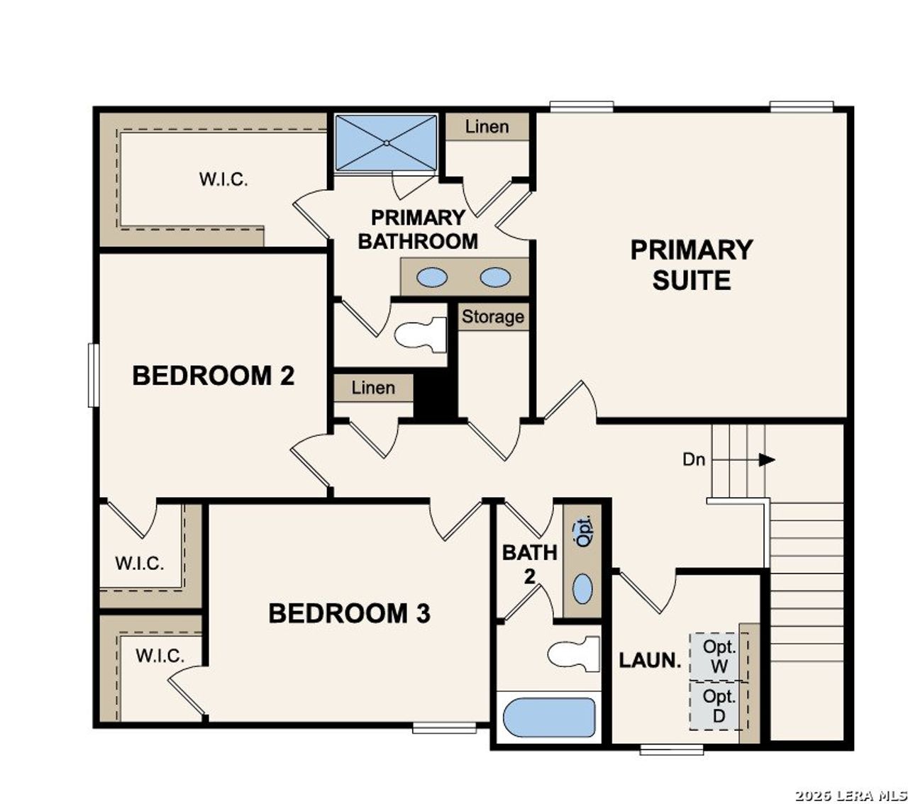 2D floor plan layout of this home in Garden Grove, San Antonio, TX (Image 2).