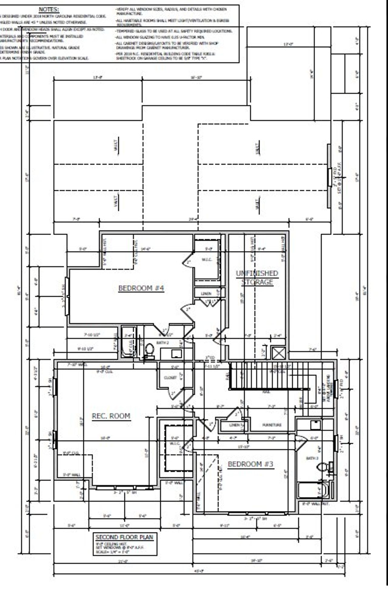 2D floor plan layout of this home in Raleigh Proper, Raleigh, NC (Image 2).