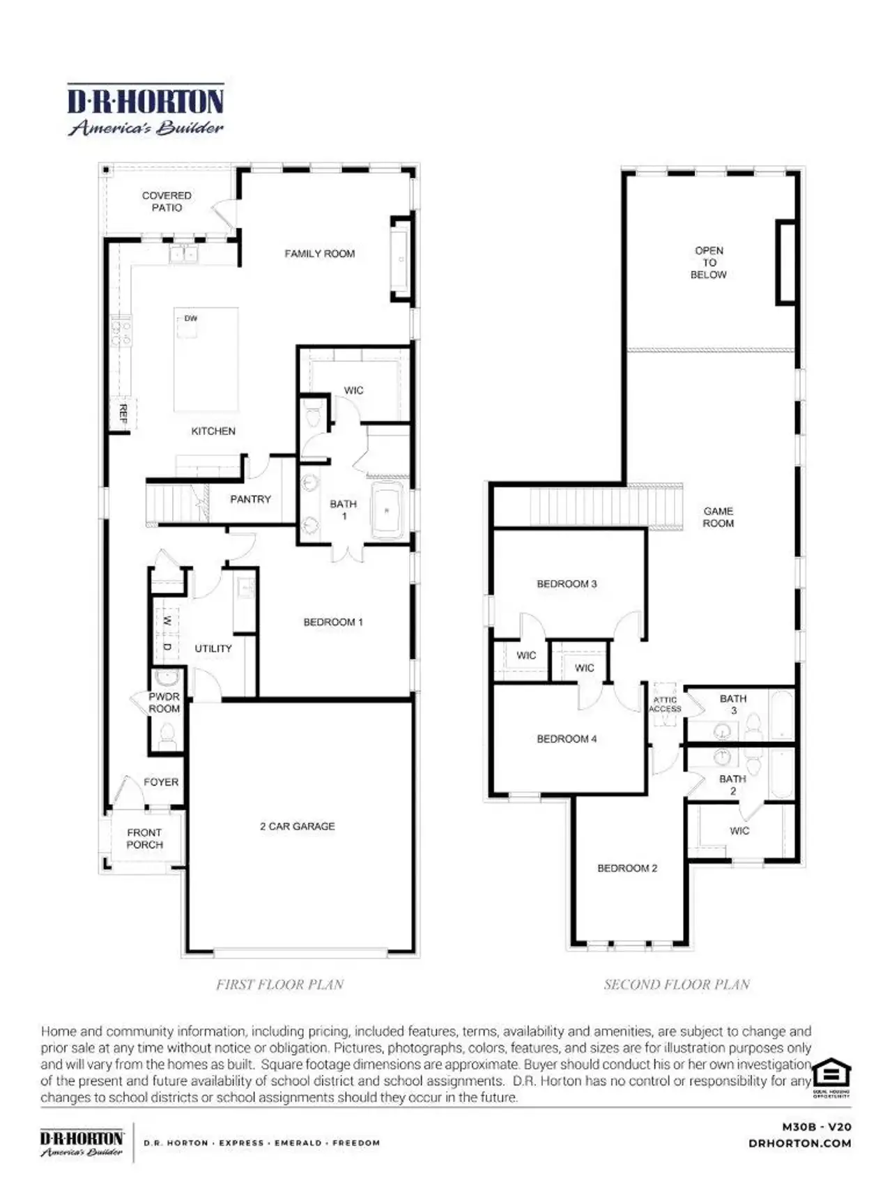 2D floor plan layout of this home in Royal Court, Little Elm, TX (Image 2). 2D floor plan layout of this home in Royal Court, Little Elm, TX (Image 2).