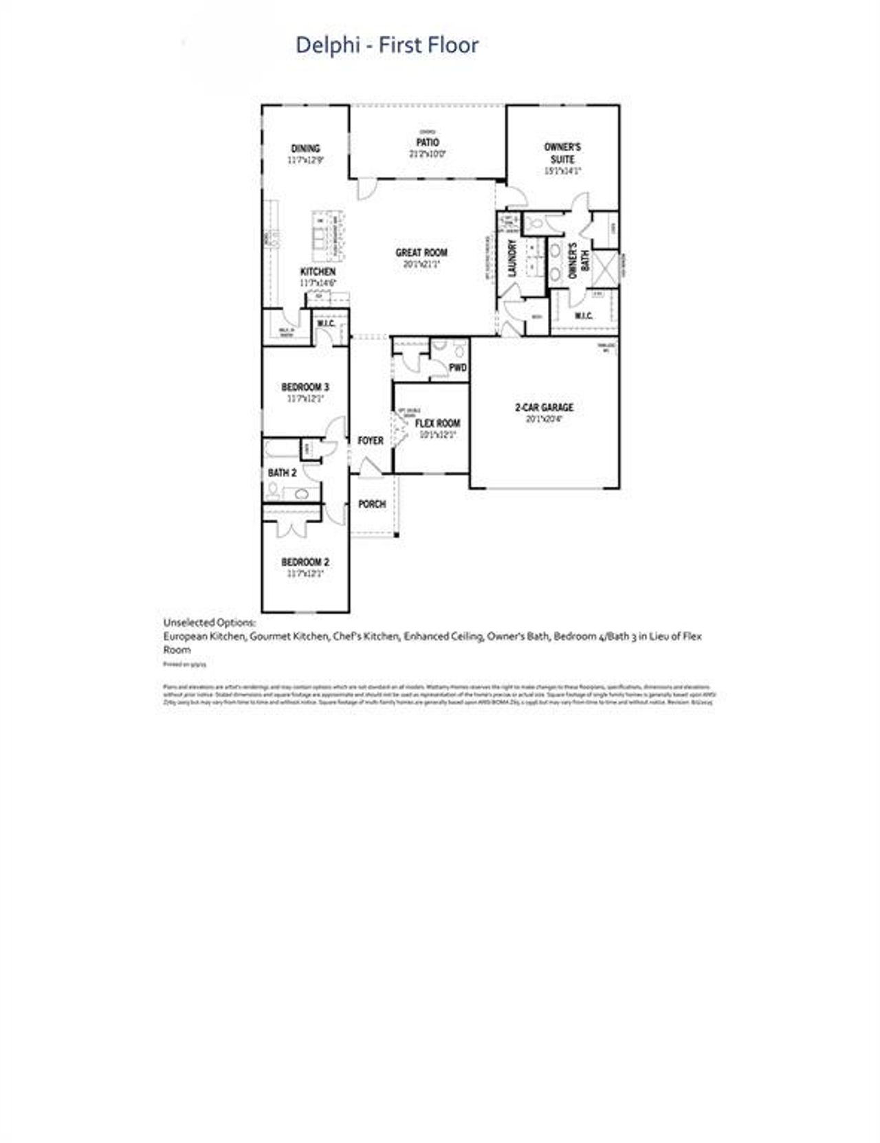 Delphina - Floor Plan