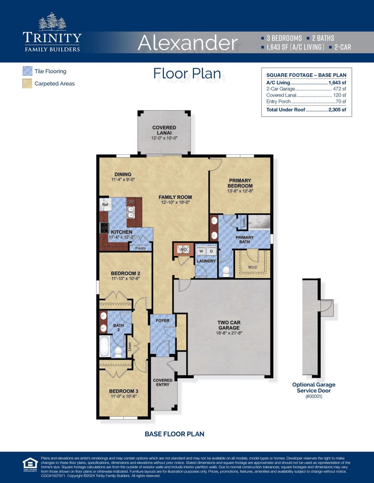 Alexander floor plan Alexander floor plan