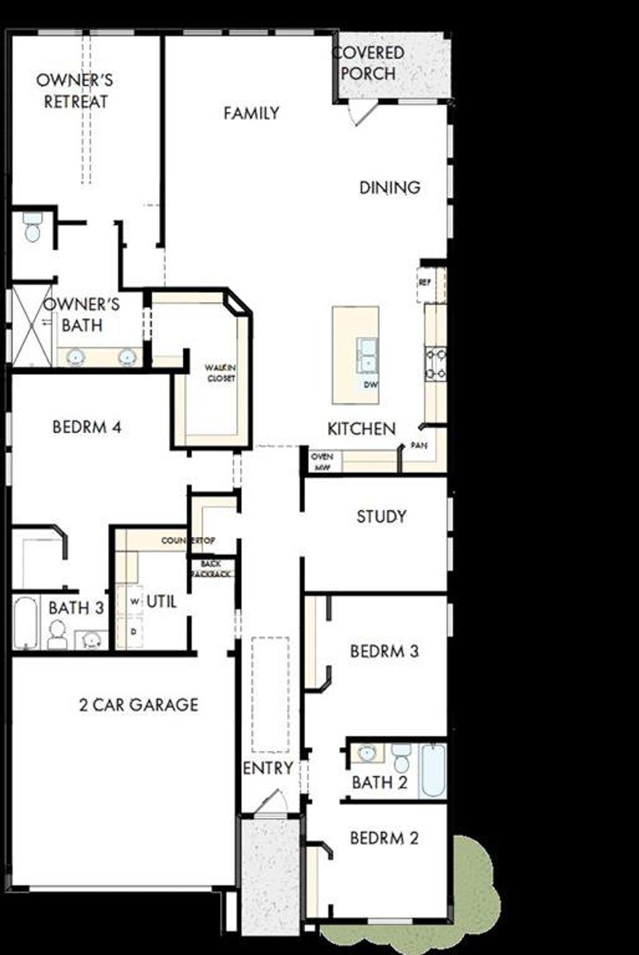 View of floor plan / room layout