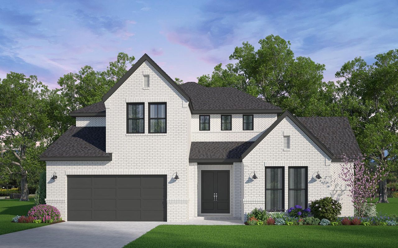 Representative exterior photo of a completed home built from the Hayden by Brookfield Residential in Midline, Webster, TX (Image 2).