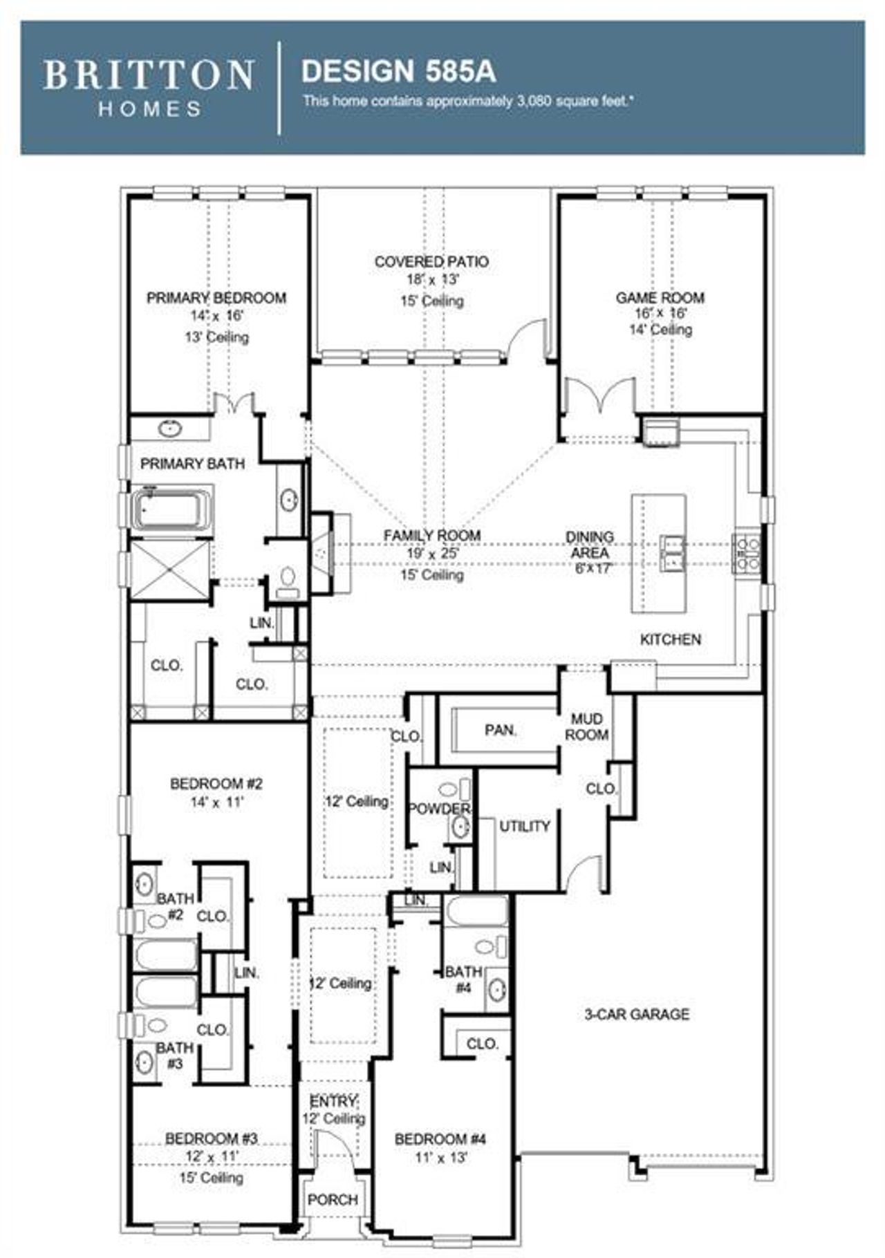 2D floor plan layout of this home in , Fort Worth, TX (Image 2).
