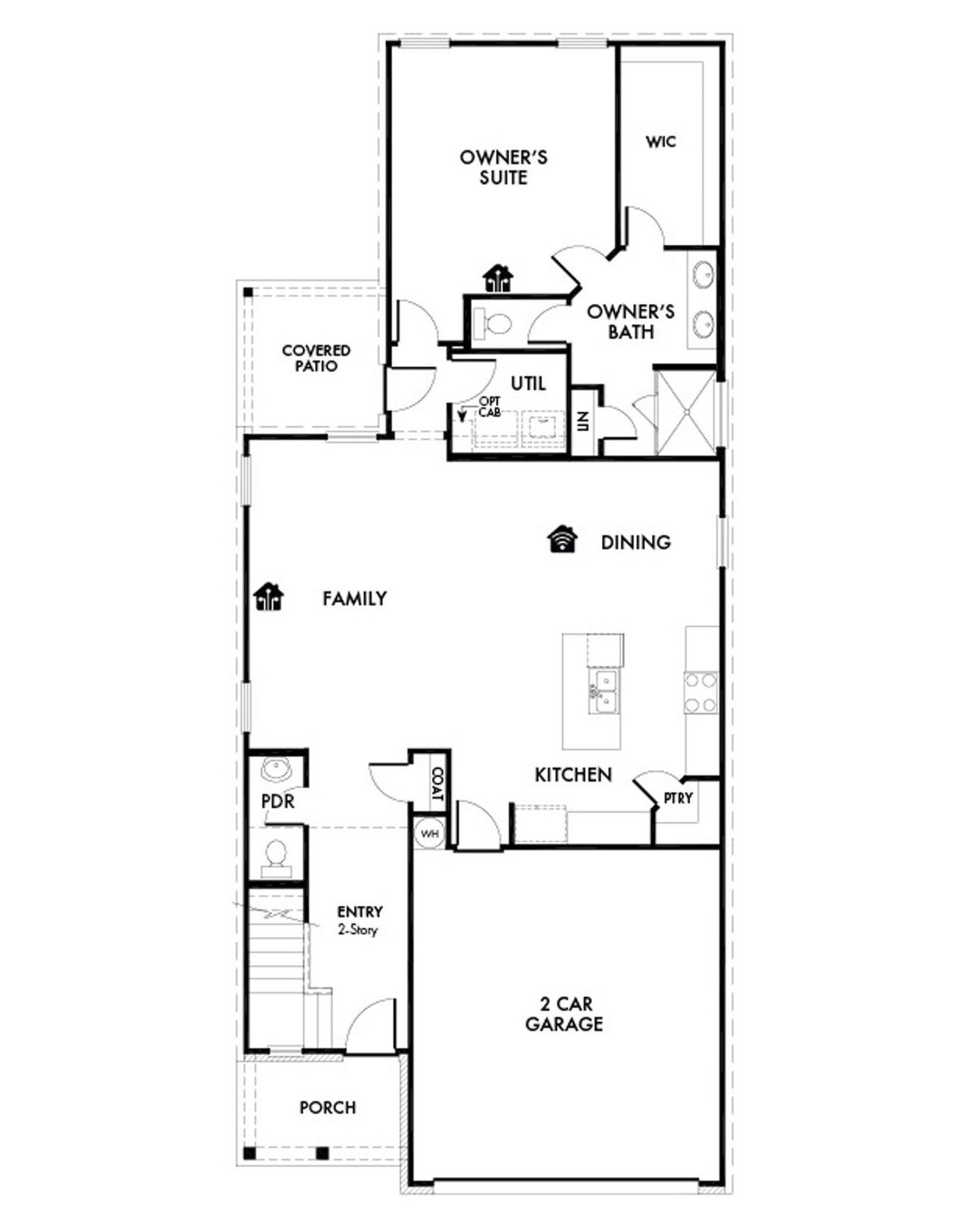2D floor plan layout of this home in Northspur, Terrell, TX (Image 2).