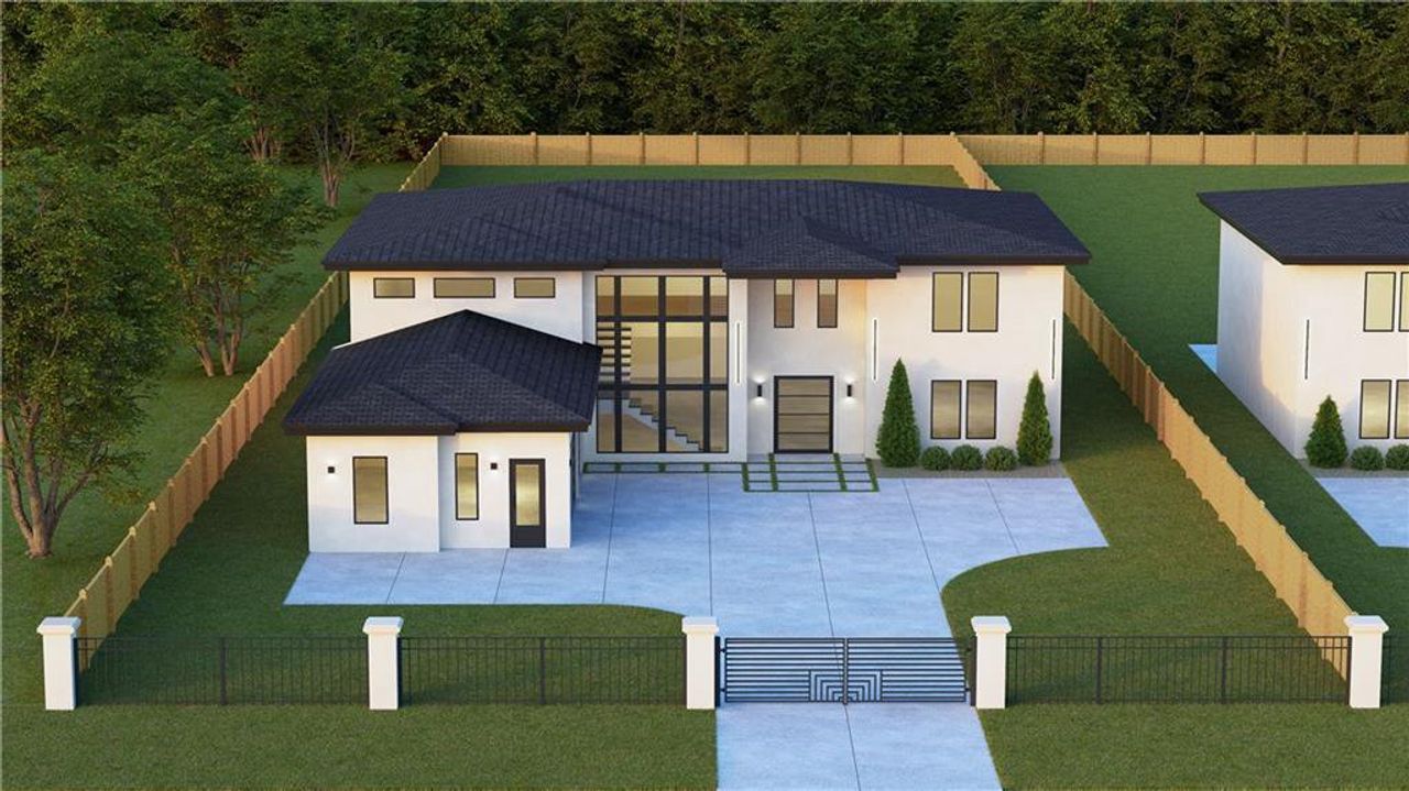 Front exterior of a new home in , Loganville, GA, highlighting curb appeal (Image 2).