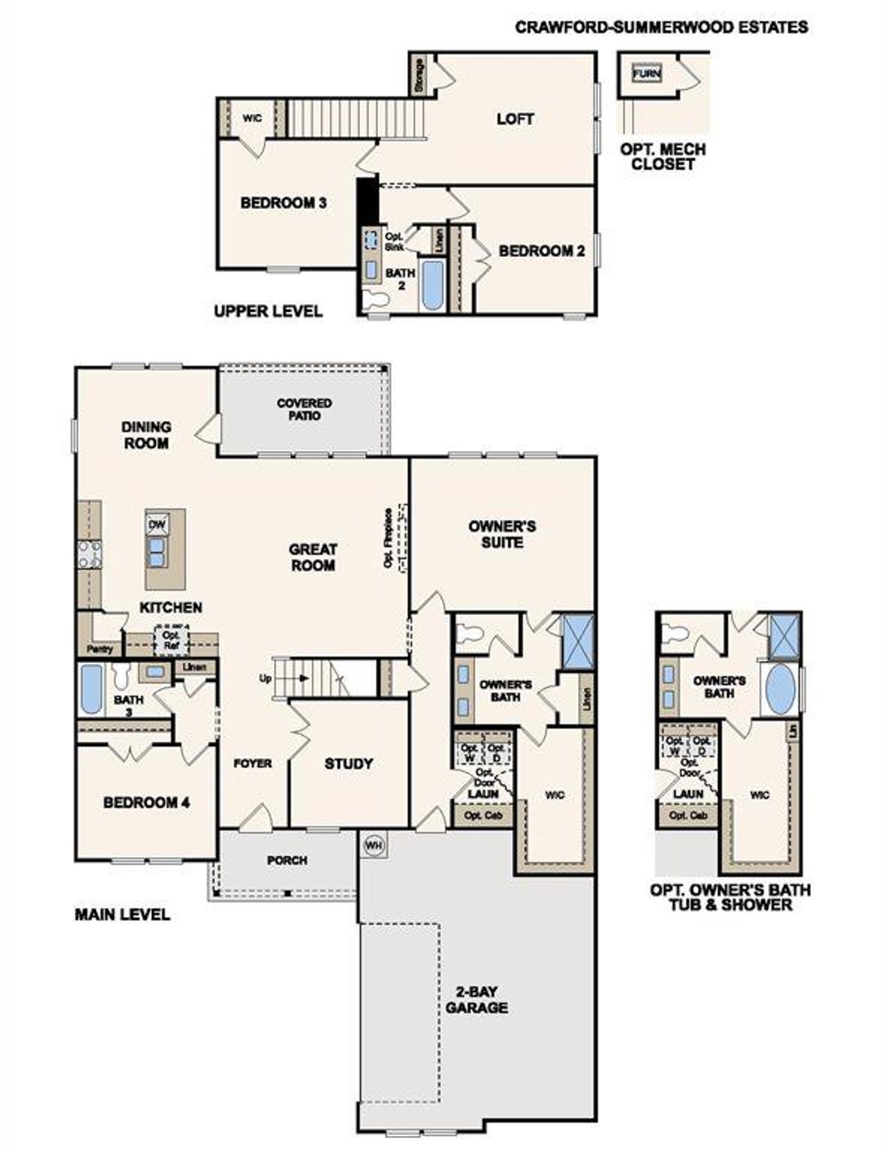 2D floor plan layout of this home in Summerwood Estates, Red Oak, TX (Image 2). 2D floor plan layout of this home in Summerwood Estates, Red Oak, TX (Image 2).