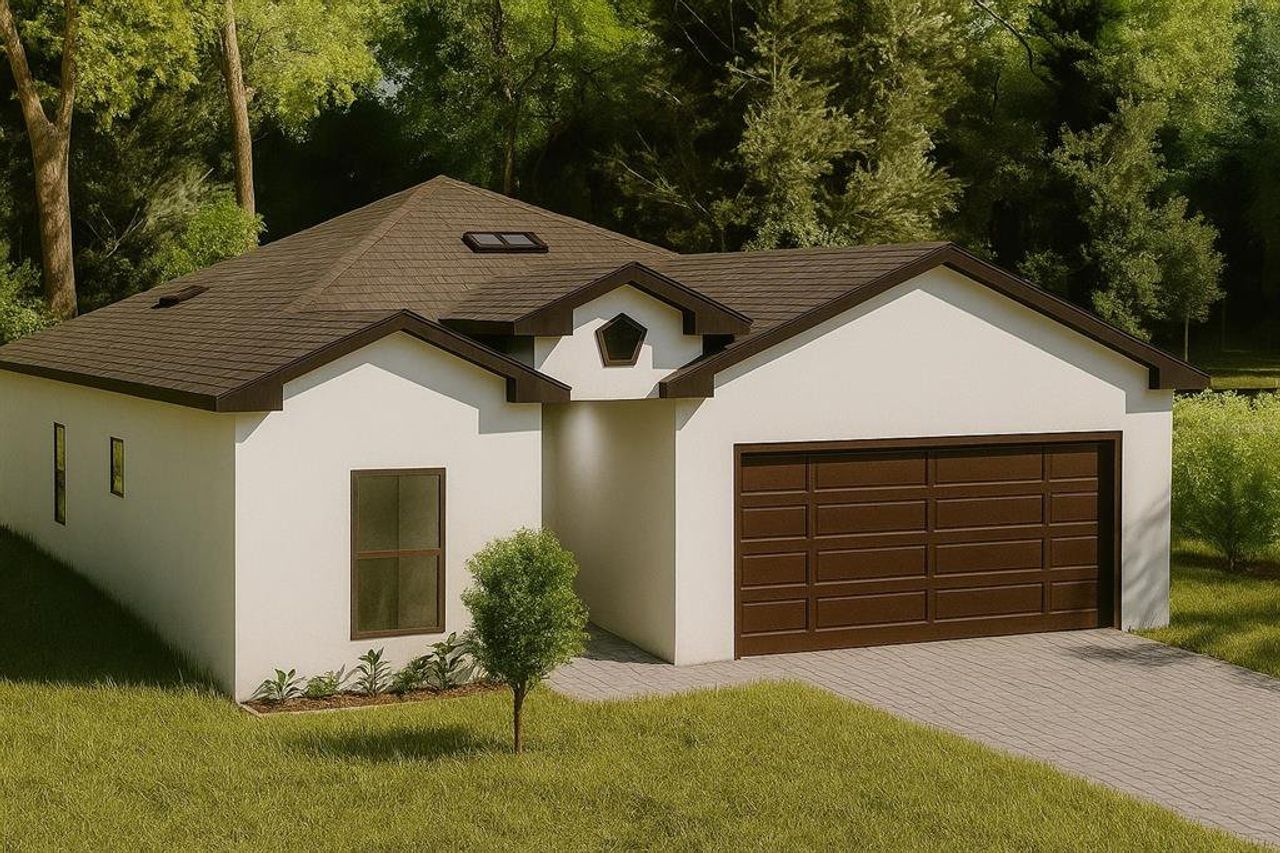 Front exterior of a new home in , Dunedin, FL, highlighting curb appeal (Image 2).