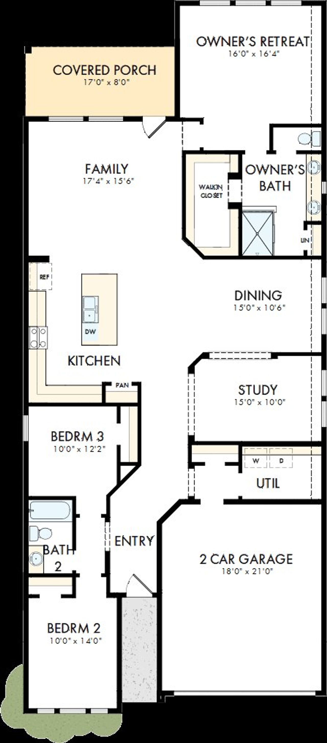 2D floor plan layout of this home in Meridiana - Terrace Collection, Manvel, TX (Image 2). 2D floor plan layout of this home in Meridiana - Terrace Collection, Manvel, TX (Image 2).