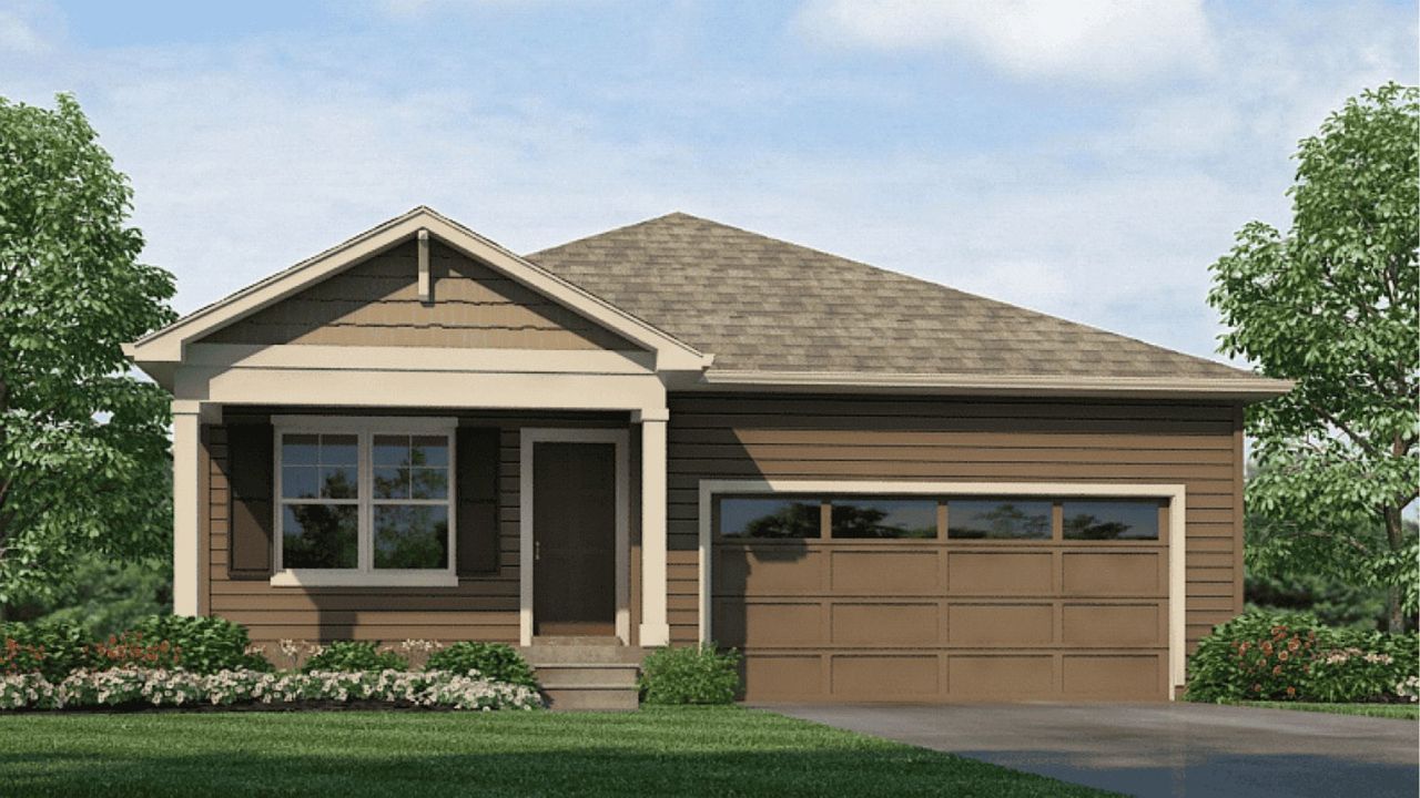 Representative exterior photo of a completed home built from the Adair by D.R. Horton in Granary, Johnstown, CO (Image 2).