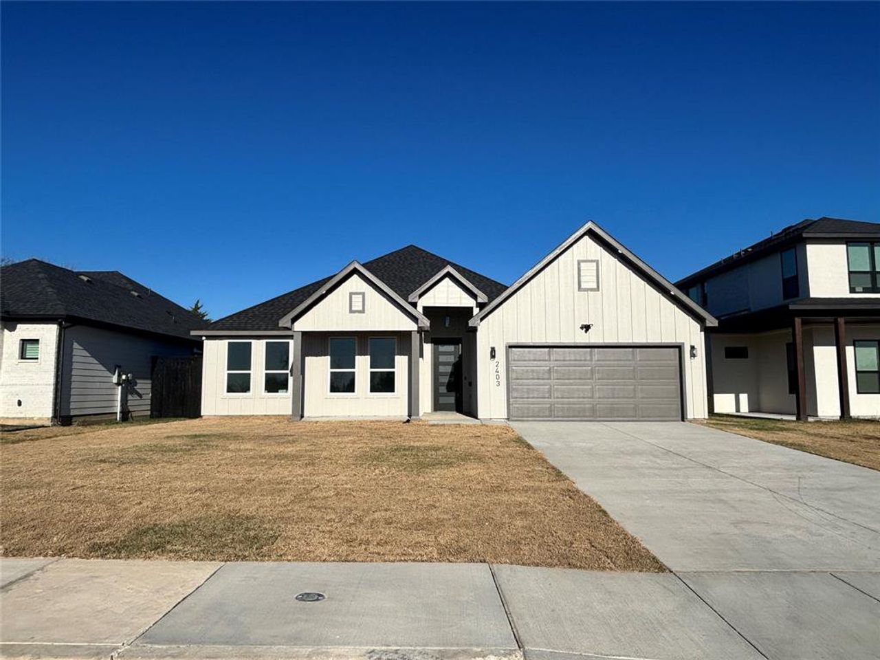 Front exterior of a new home in , Dallas, TX, highlighting curb appeal (Image 2).