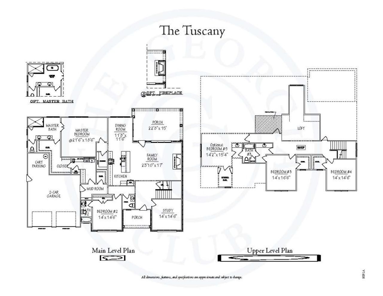 2D floor plan layout for the The Tuscany by DFW Ventures, LLC in The Georgia Club, Statham, GA (Image 2). 2D floor plan layout for the The Tuscany by DFW Ventures, LLC in The Georgia Club, Statham, GA (Image 2).