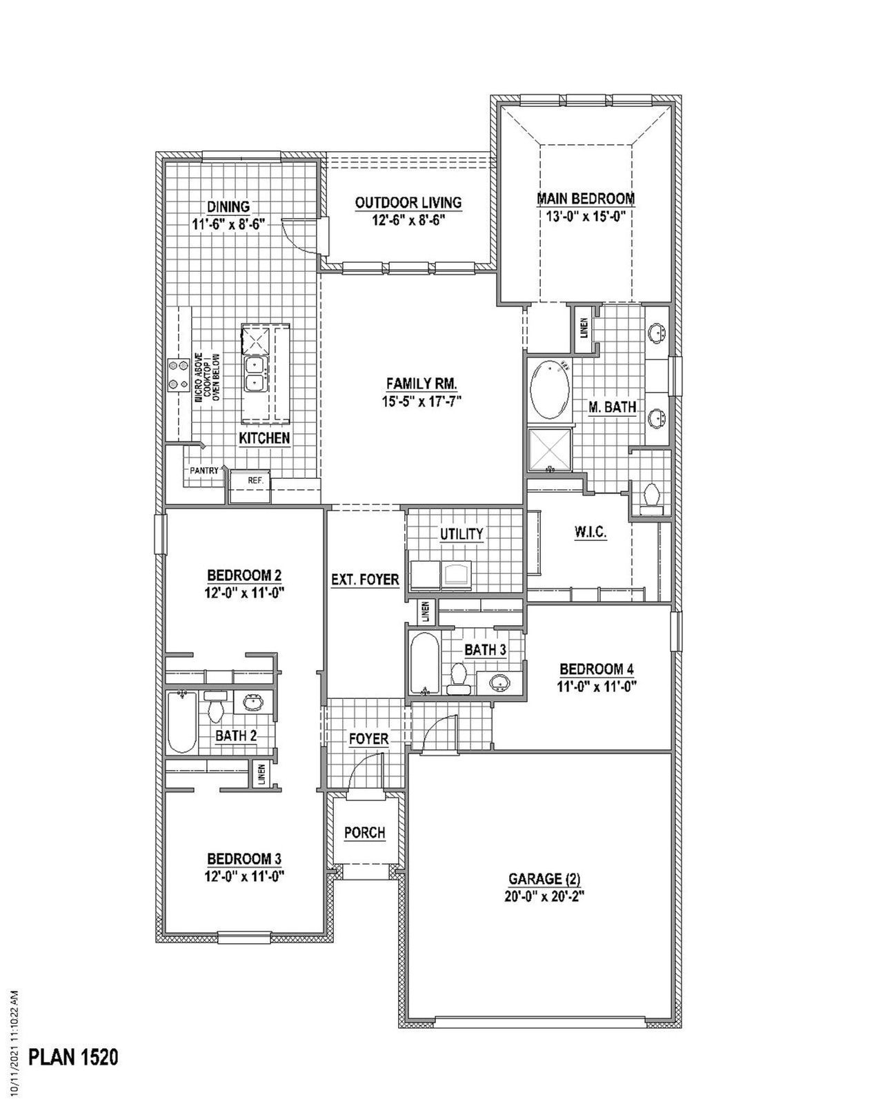 Plan 1520 1st Floor Plan 1520 1st Floor