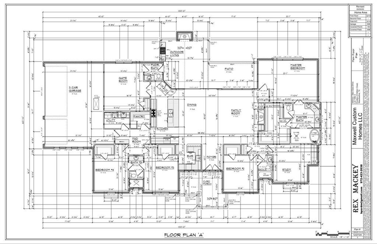 2D floor plan layout of this home in , Waxahachie, TX (Image 2).