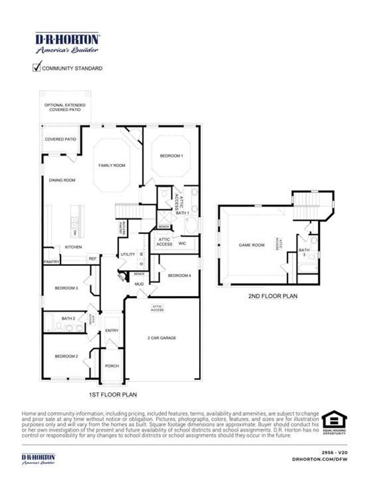 2D floor plan layout of this home in Madera, Royse City, TX (Image 2). 2D floor plan layout of this home in Madera, Royse City, TX (Image 2).