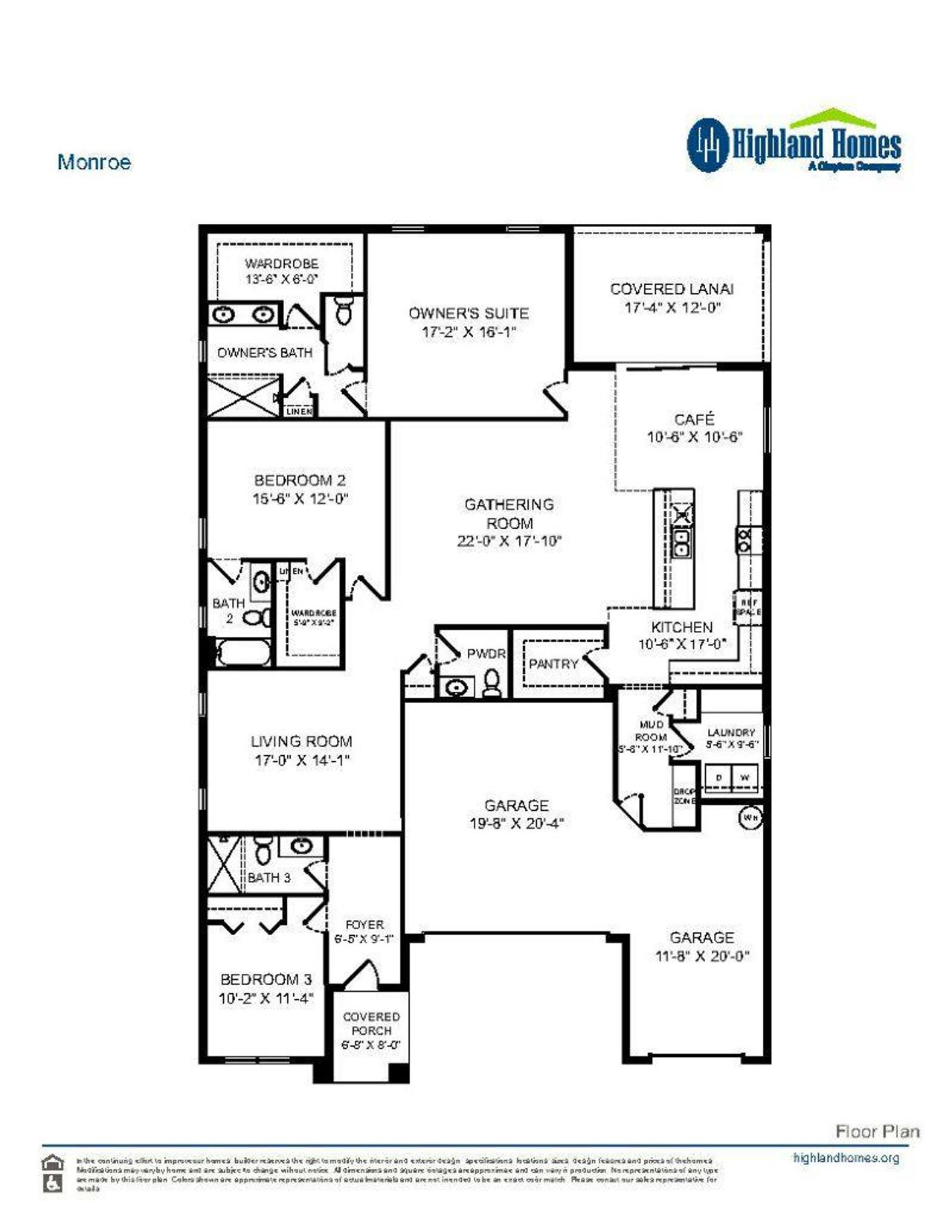 Monroe - Home Layout