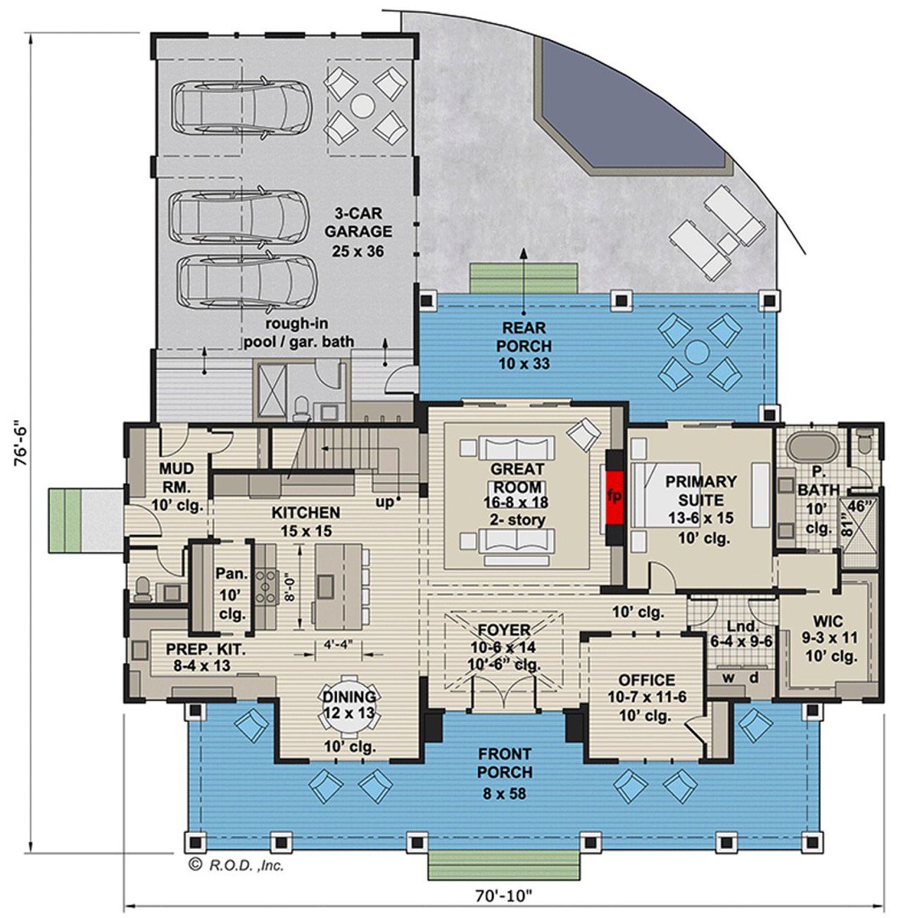 2D floor plan layout for the The Pinehurst by Remington Custom Homes in Woodland Meadows, Fort Worth, TX (Image 2). 2D floor plan layout for the The Pinehurst by Remington Custom Homes in Woodland Meadows, Fort Worth, TX (Image 2).