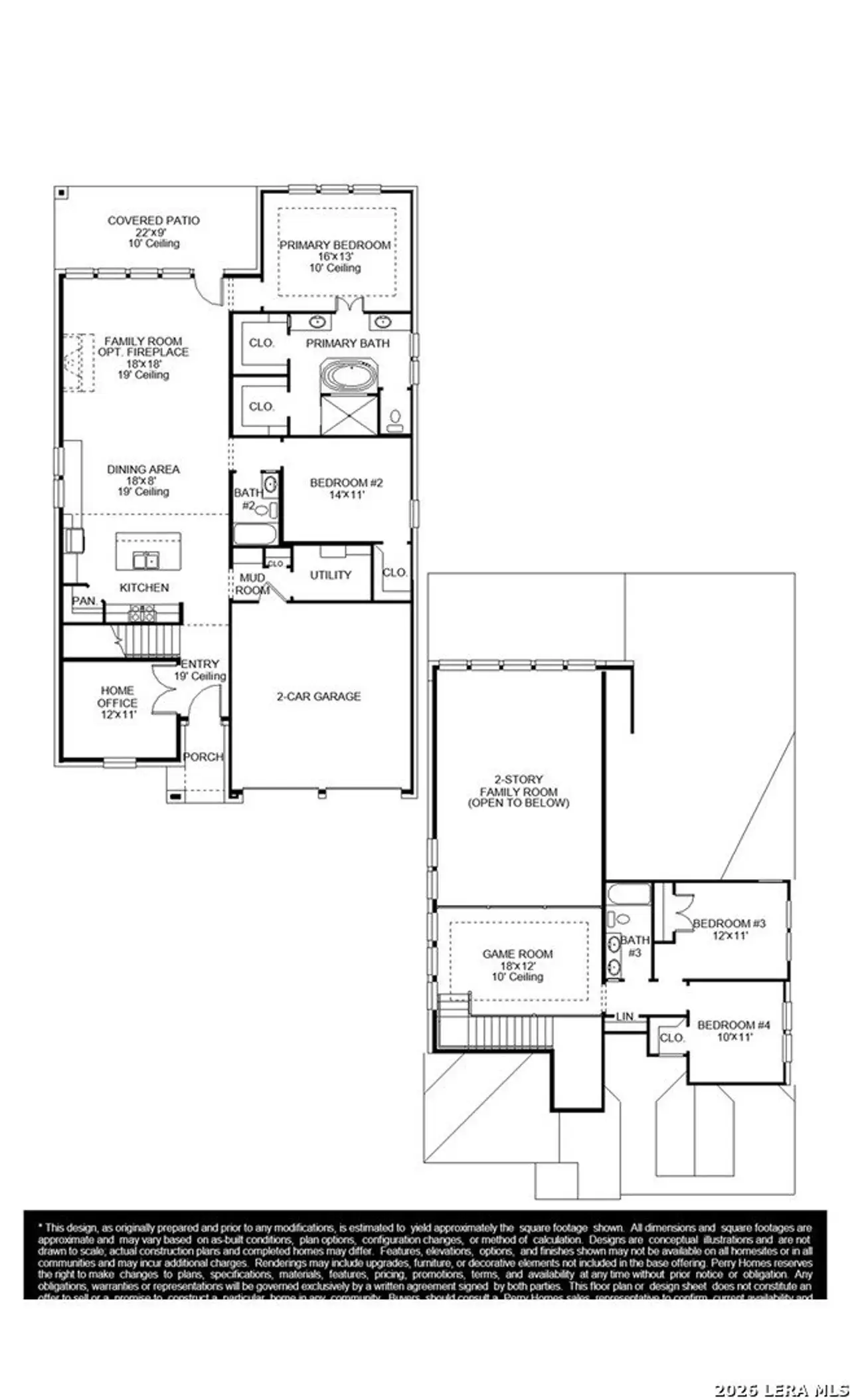2D floor plan layout of this home in Cibolo Valley Heights, Cibolo, TX (Image 2).