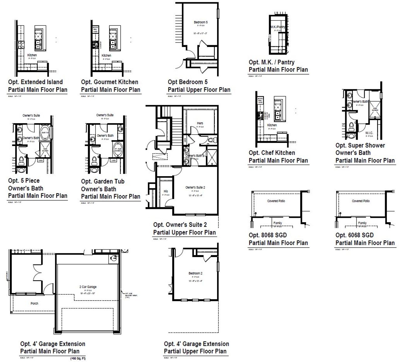 2D floor plan layout for the Majestic View II by View Homes in August Fields, New Braunfels, TX (Image 2).