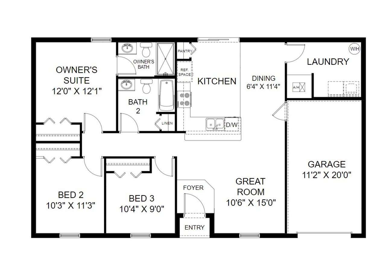 Image 2 representing the Royal by Holiday Builders in Citrus Springs, Citrus Springs, FL.