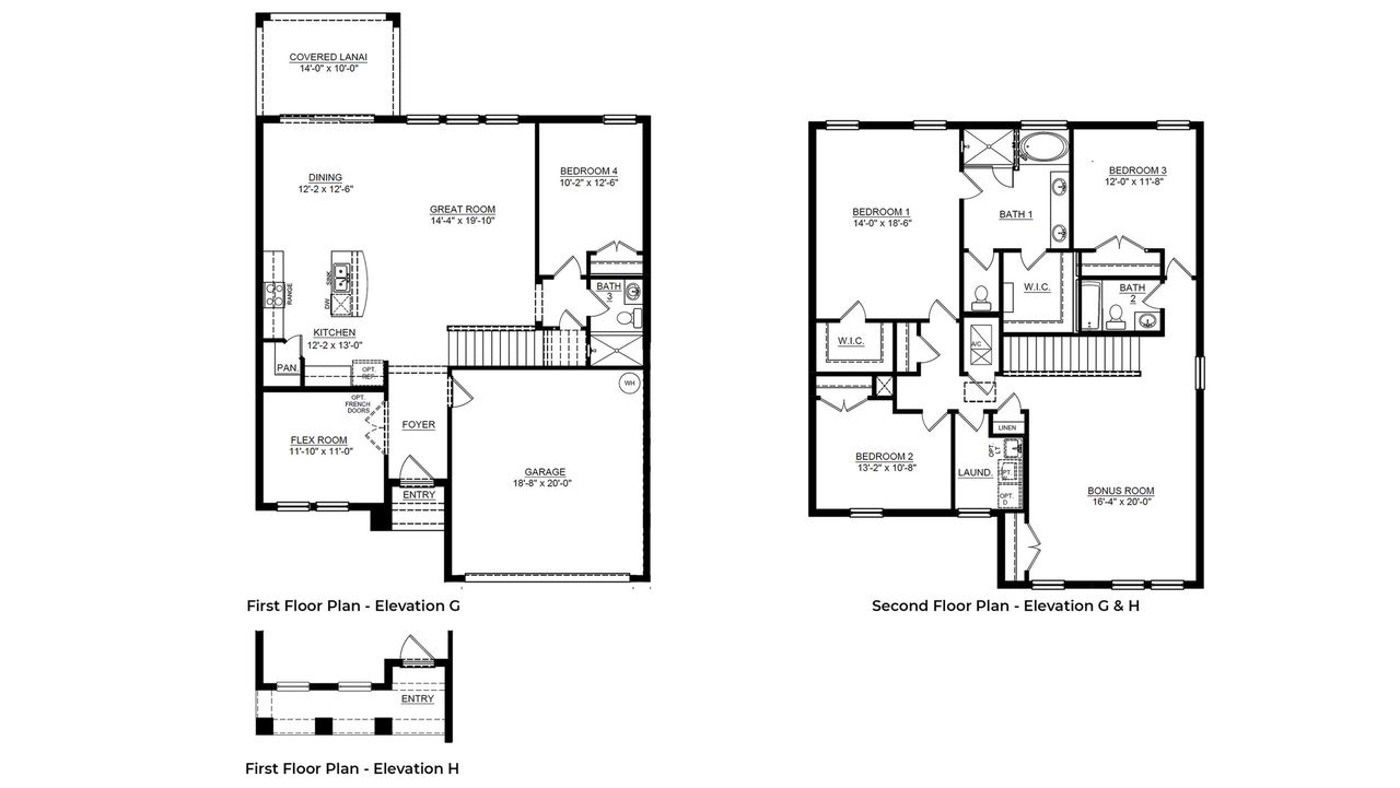 2D floor plan layout of this home in Waterford, Brooksville, FL (Image 2). 2D floor plan layout of this home in Waterford, Brooksville, FL (Image 2).