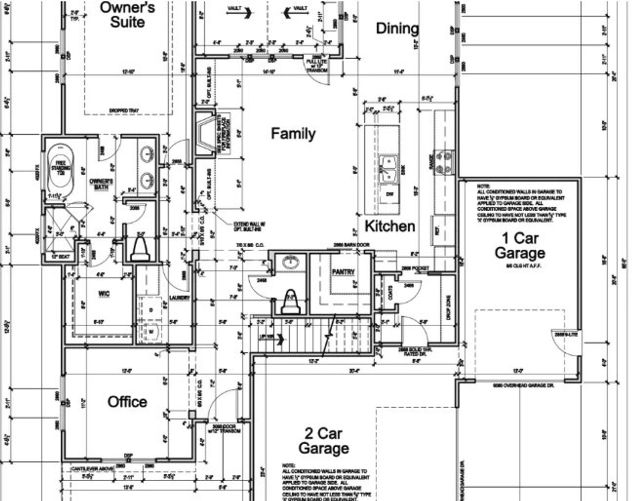 2D floor plan layout for the Caroline Hope by Triple A Homes in McLaurin Farms, Fuquay Varina, NC (Image 2). 2D floor plan layout for the Caroline Hope by Triple A Homes in McLaurin Farms, Fuquay Varina, NC (Image 2).