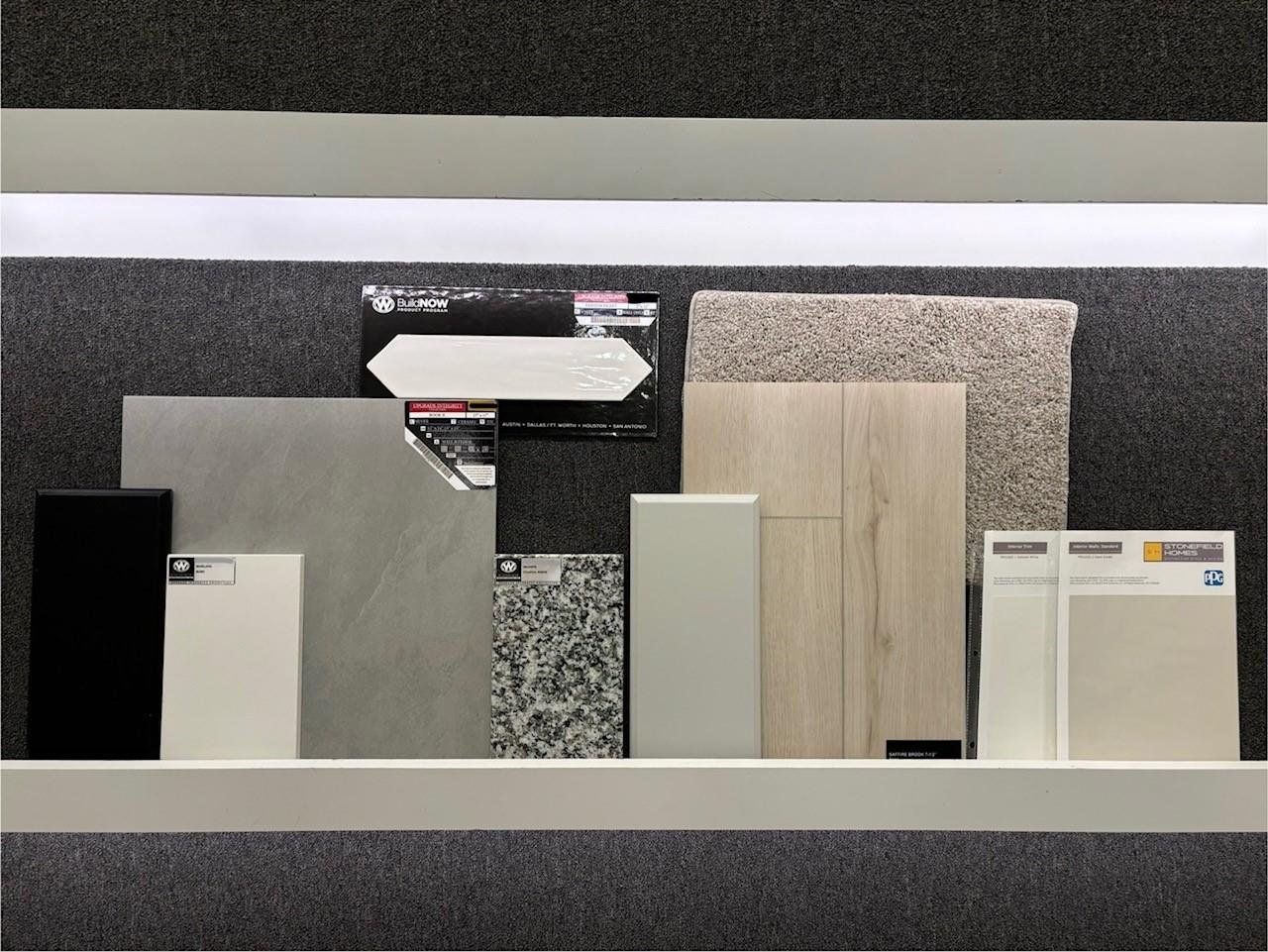 Sample of building materials used in homes in , New Caney (Image 2).