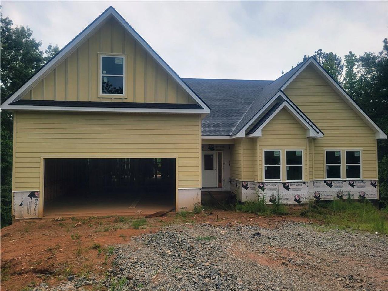 In-progress construction of a new home in , Dallas, GA (Image 2).