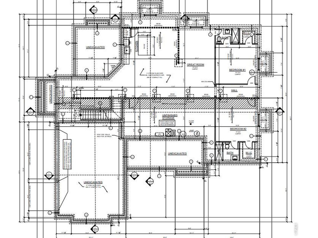 2D floor plan layout of this home in , Berthoud, CO (Image 2).