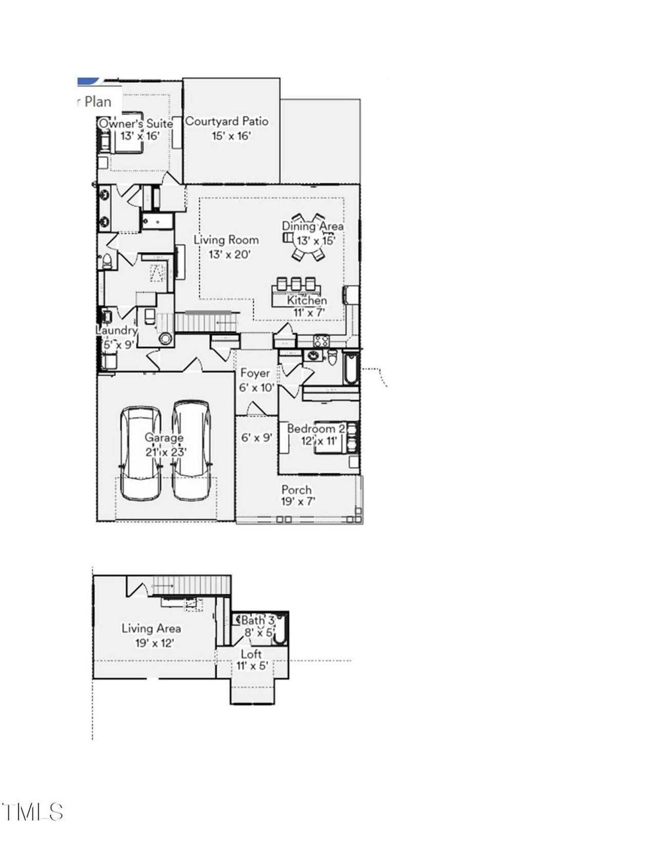 Floorplan with Bonus