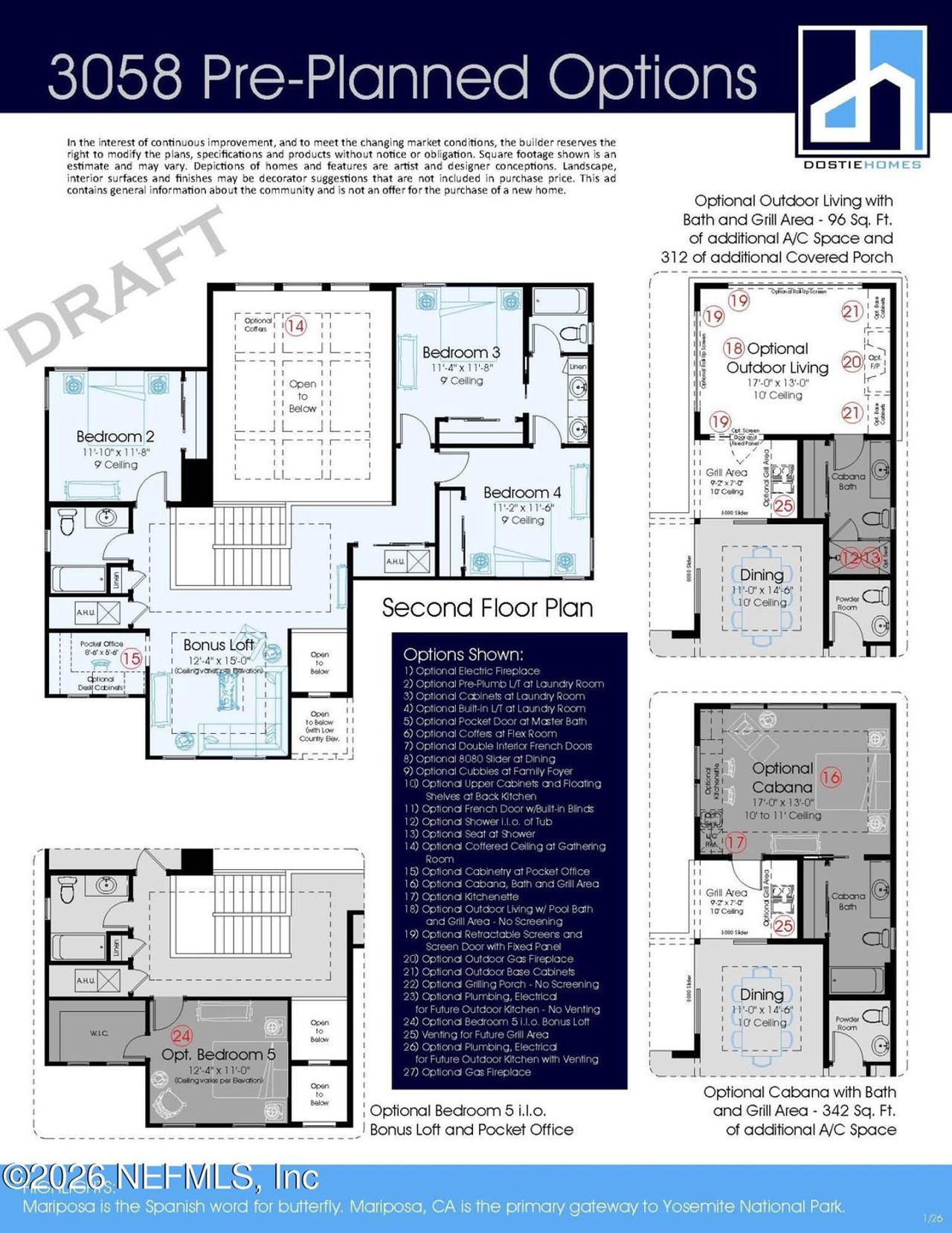 2D floor plan layout of this home in , Jacksonville, FL (Image 2).