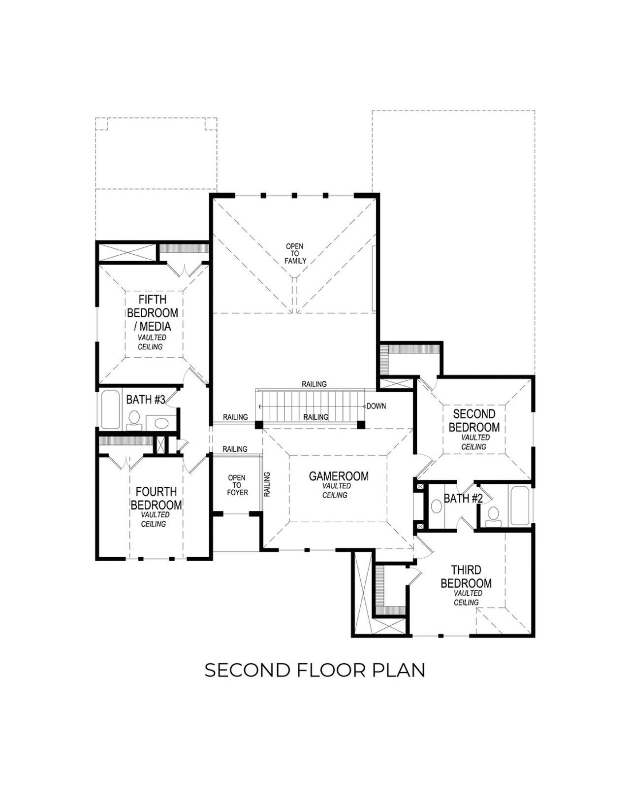 2D floor plan layout of this home in Brookfield, Melissa, TX (Image 2).