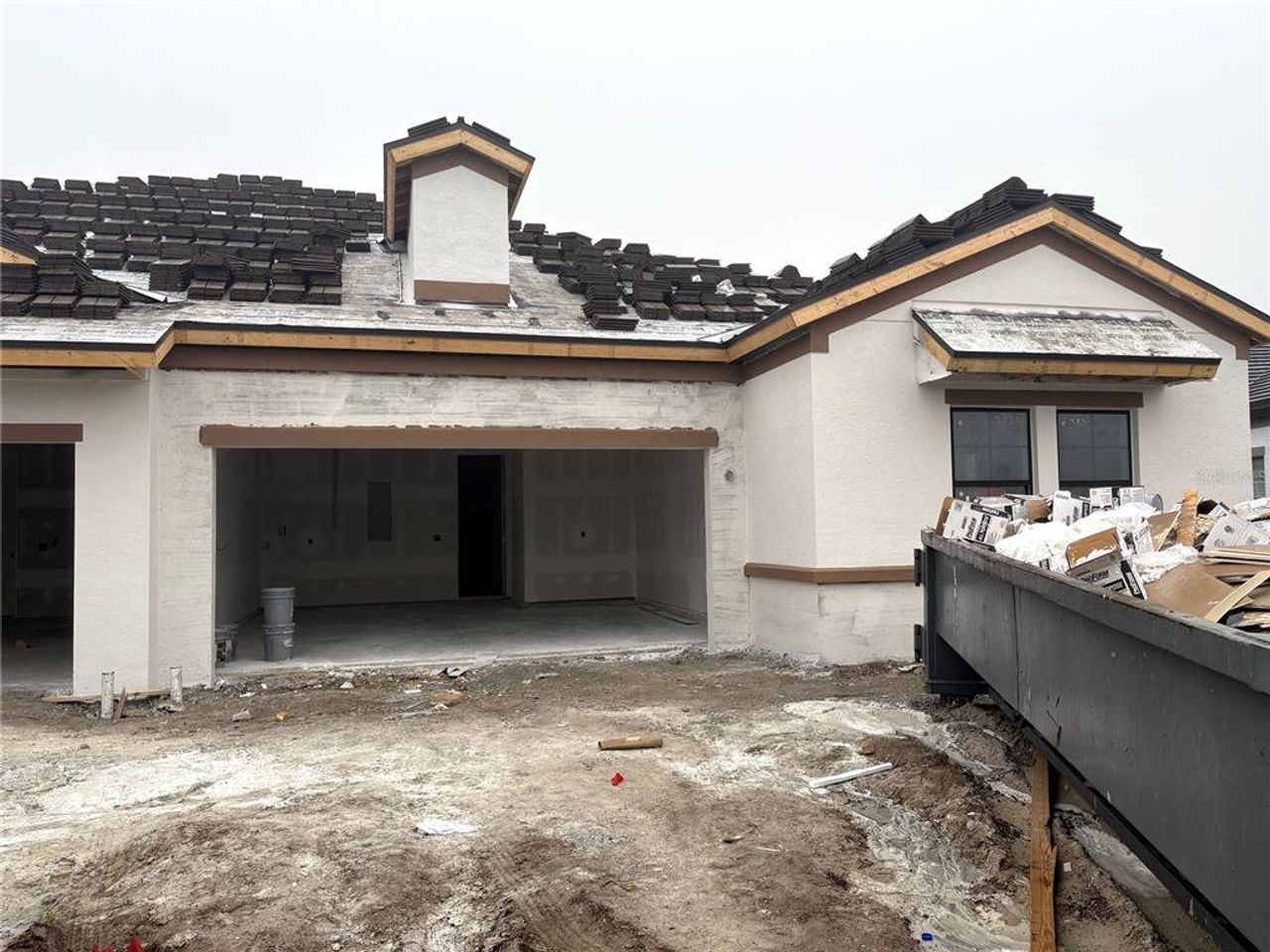 In-progress construction of a new home in Two Rivers, Zephyrhills, FL (Image 2).