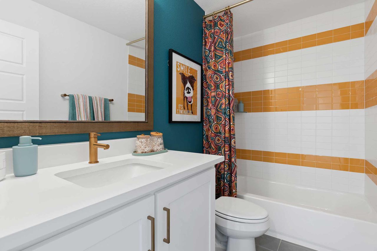 Representative furnished interior of a home built from the The Malinda by David Weekley Homes in Sandbrock Ranch, Aubrey (Image 2).