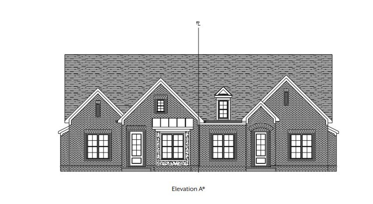 Representative rendering of the exterior for the Sherman by Southeastern Building Corporation (Image 2).