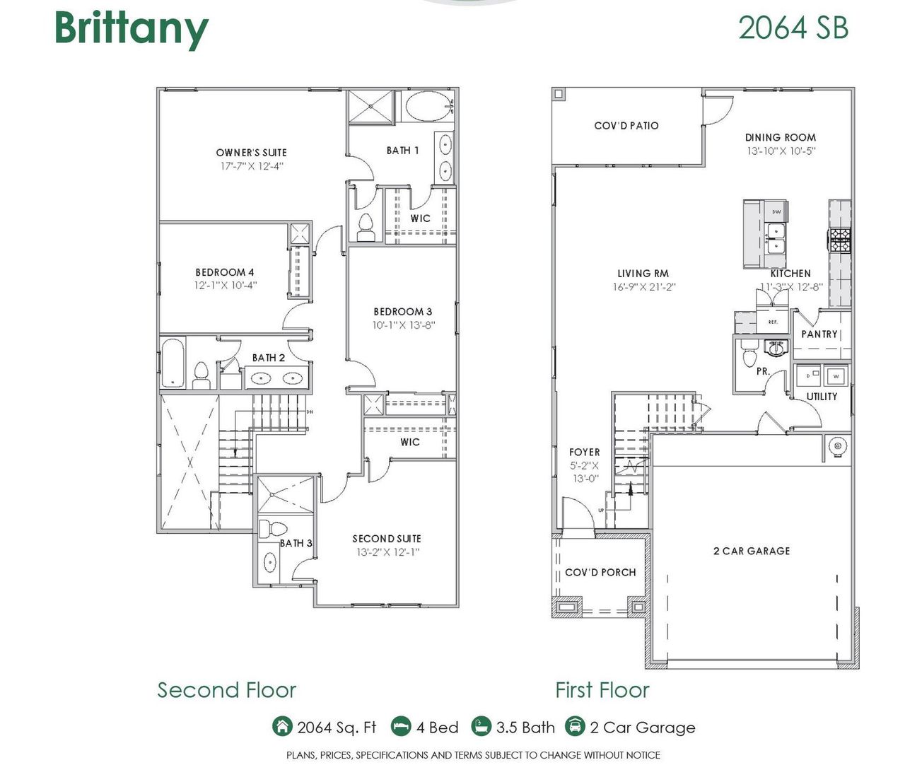 2D floor plan layout for the Brittany 2064 SB by Saratoga Homes in Glendale Lakes, Arcola, TX (Image 2). 2D floor plan layout for the Brittany 2064 SB by Saratoga Homes in Glendale Lakes, Arcola, TX (Image 2).