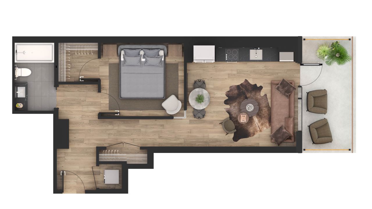 Image 2 representing the A1SE by Northland Living in Luminary, Austin, TX.