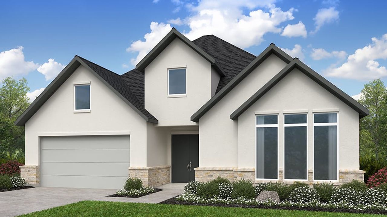 Representative exterior photo of a completed home built from the Cameron by Taylor Morrison in Blue Creek Trails, Richmond, TX (Image 2).