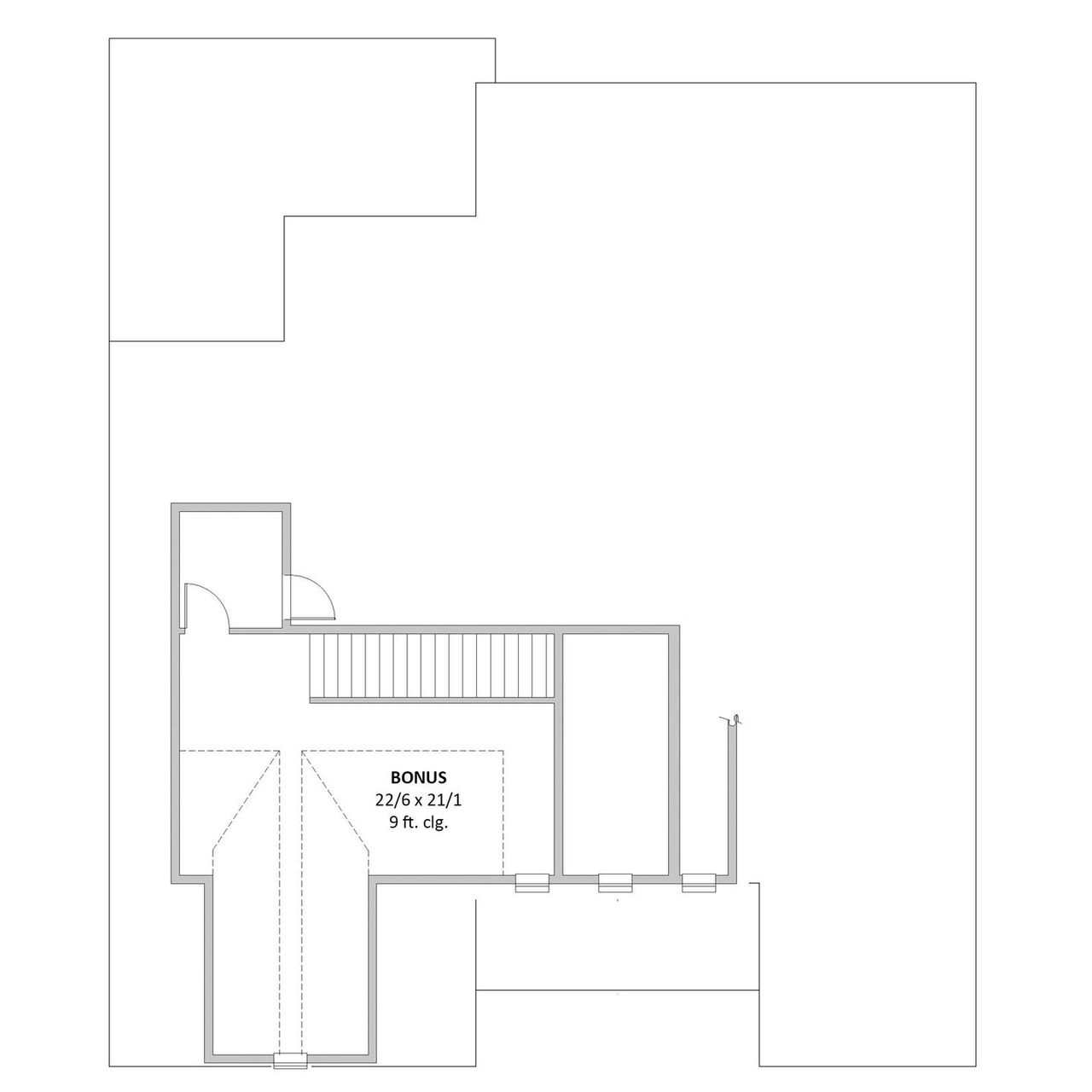 2D floor plan layout for the Reagan by Cope Homes in Capitol Hill, Anna, TX (Image 2).