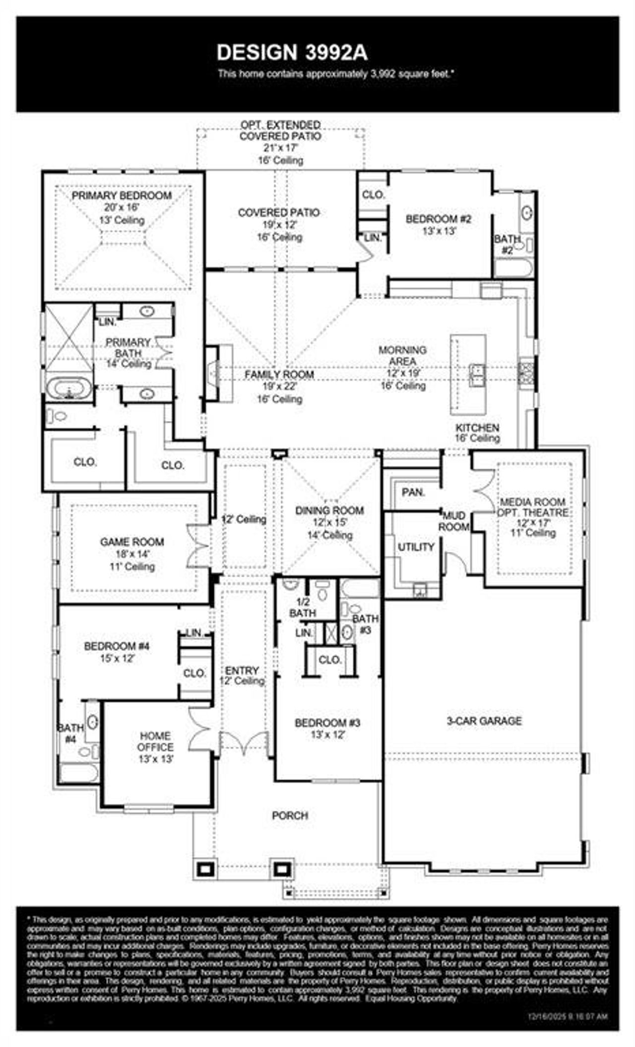 2D floor plan layout of this home in Enchanted Creek, Lucas, TX (Image 2). 2D floor plan layout of this home in Enchanted Creek, Lucas, TX (Image 2).