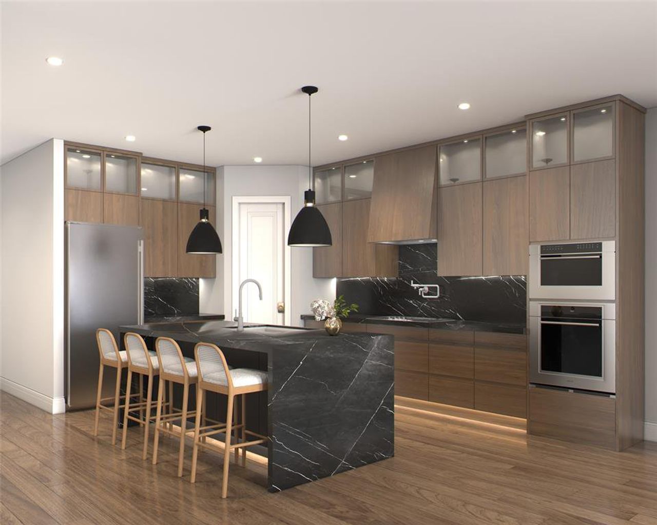 Furnished interior view inside a new home in , Red Oak (Image 2).