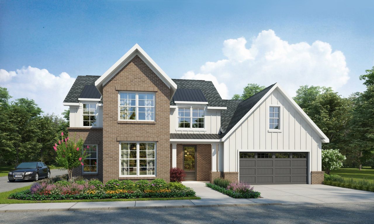 Representative exterior photo of a completed home built from the Ashmont by Grant & Co in Georgetown, Collierville, TN (Image 2).