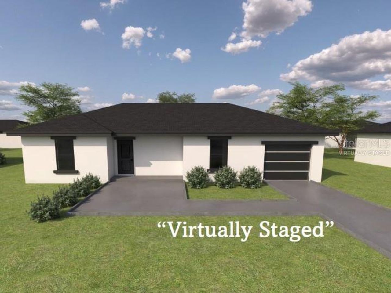 Front exterior of a new home in , Ocala, FL, highlighting curb appeal (Image 2). Front exterior of a new home in , Ocala, FL, highlighting curb appeal (Image 2).