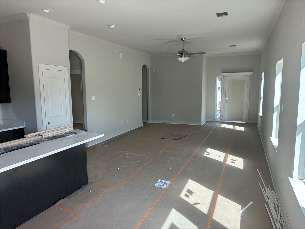 In-progress construction of a new home in , Houston, TX (Image 2).