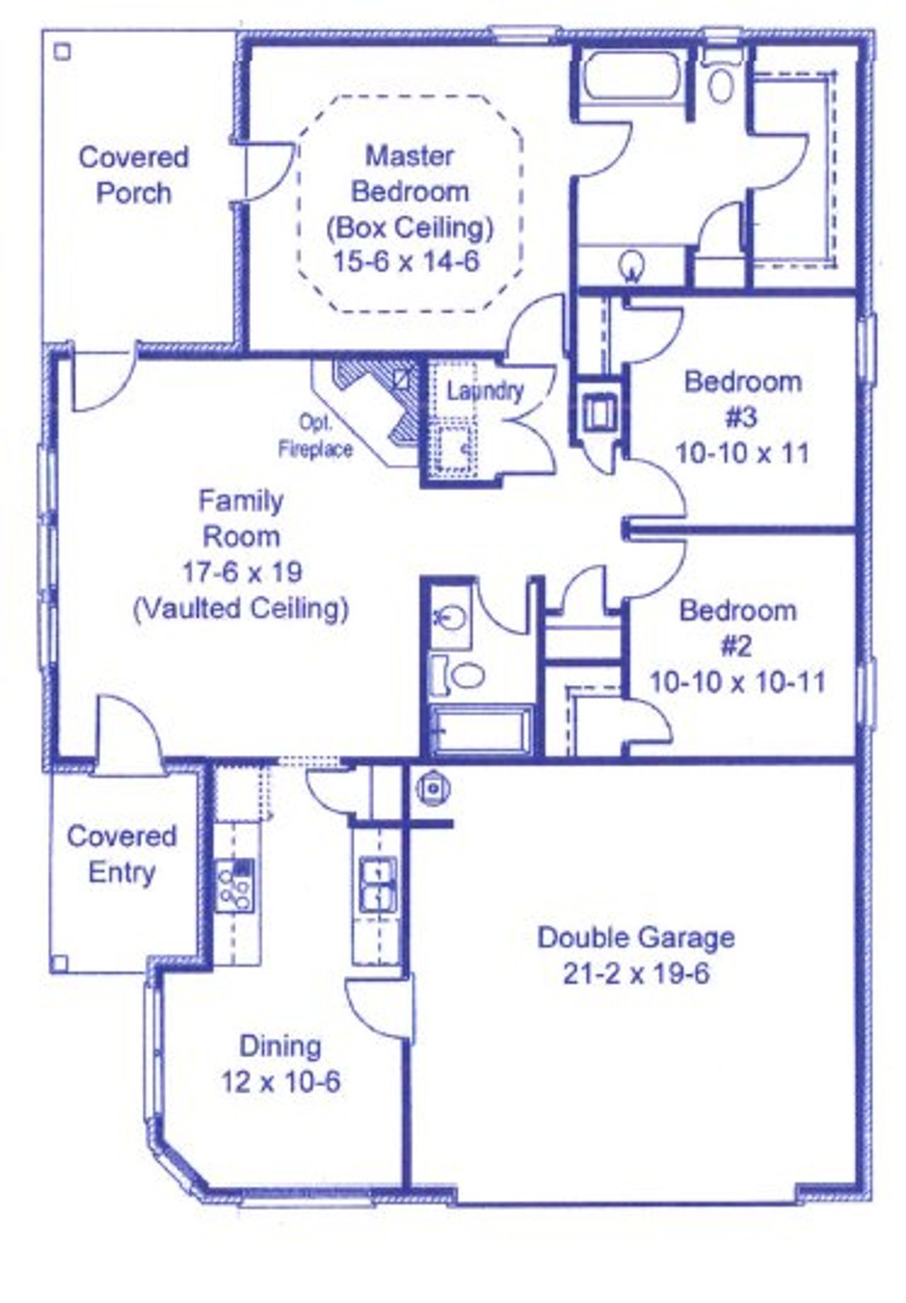 2D floor plan layout for the Plan 1406 by Adams Homes in Ridgeway Landing, Crestview, FL (Image 2). 2D floor plan layout for the Plan 1406 by Adams Homes in Ridgeway Landing, Crestview, FL (Image 2).