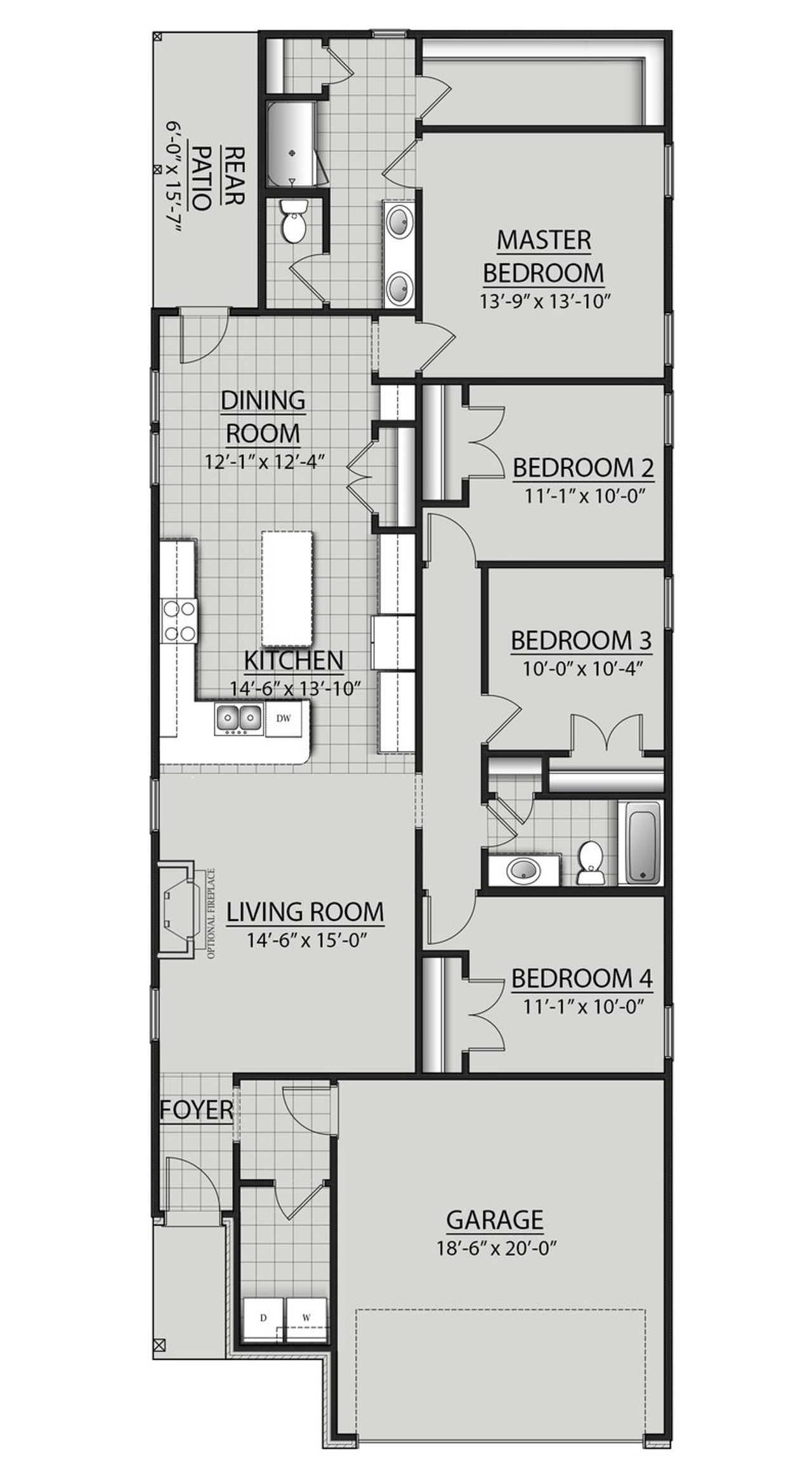 Eastover II S - Floor Plan - DSLD Homes Eastover II S - Floor Plan - DSLD Homes