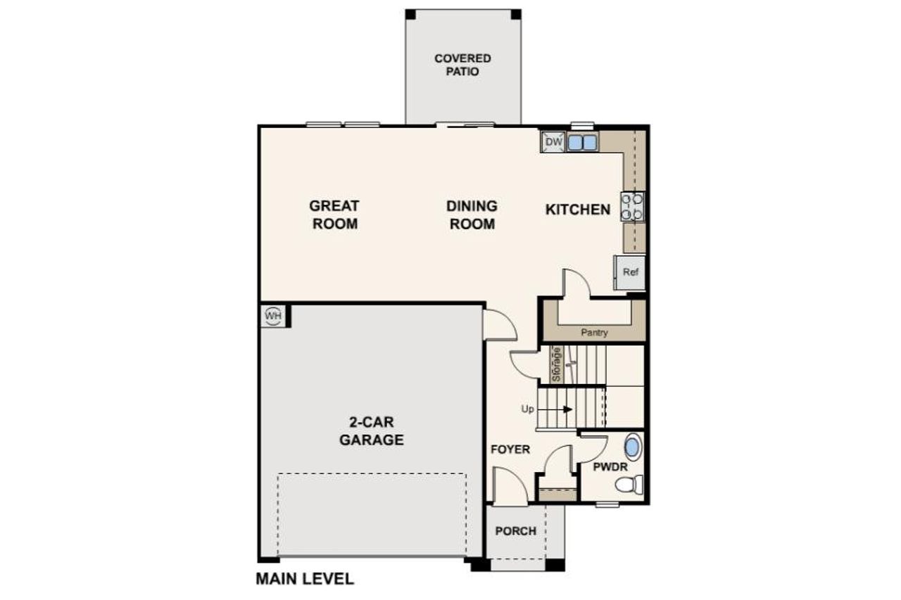 2D floor plan layout for the Ironwood by Century Complete in Rancho Mirage Estates, Maricopa, AZ (Image 2). 2D floor plan layout for the Ironwood by Century Complete in Rancho Mirage Estates, Maricopa, AZ (Image 2).