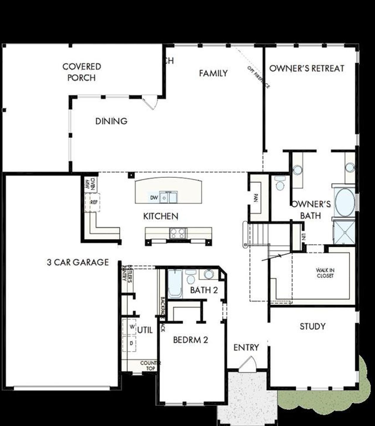 View of floor plan / room layout