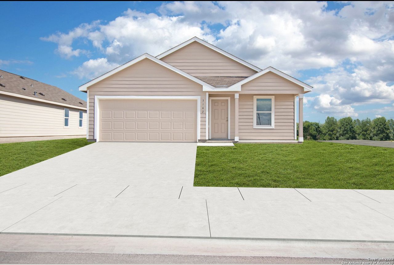 Front exterior of a new home in , Corpus Christi, TX, highlighting curb appeal (Image 2).