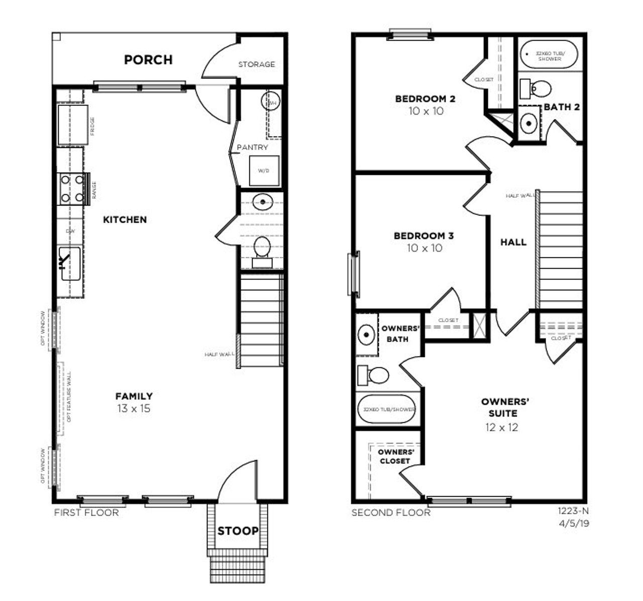 2D floor plan layout for the Grace-N by Saussy Burbank in Nexton - Midtown, Summerville, SC (Image 2).